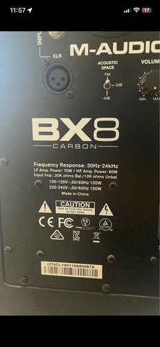 Coppia audio bx8 carbon - bx8,